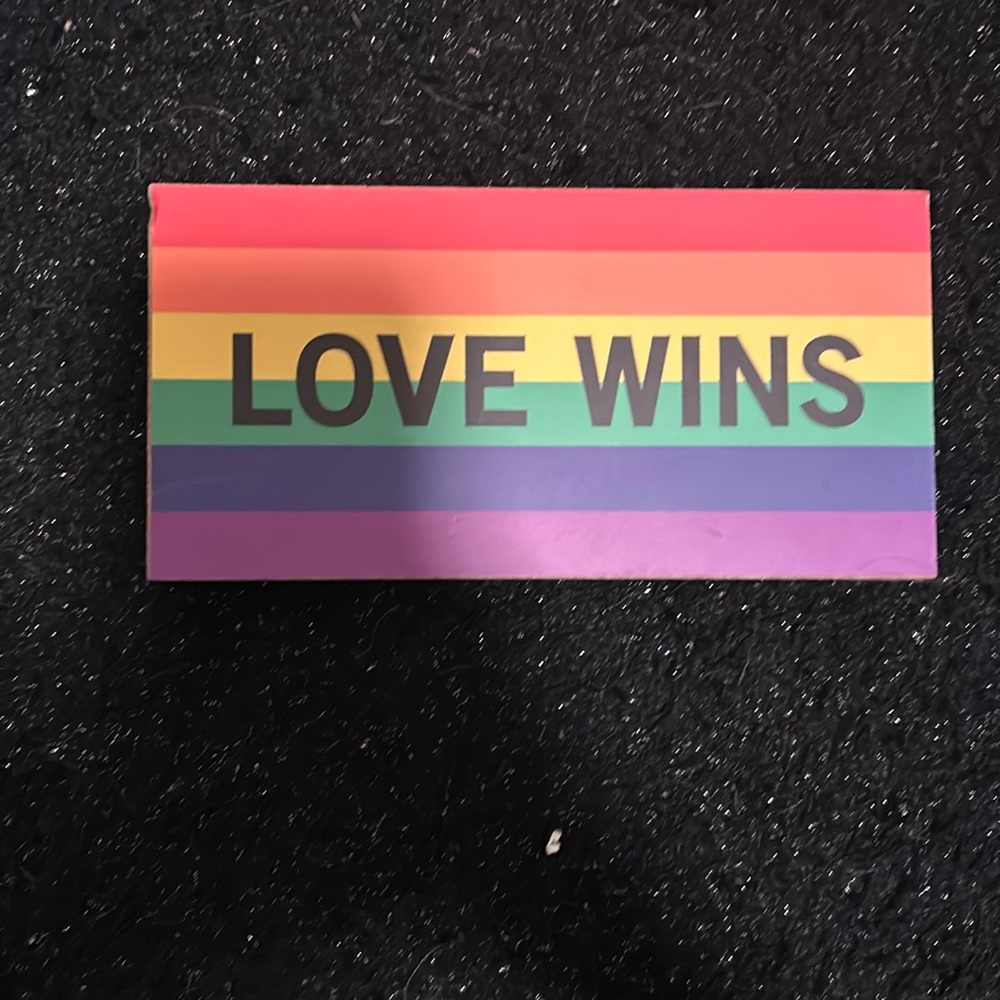 Love wins pride decoration
